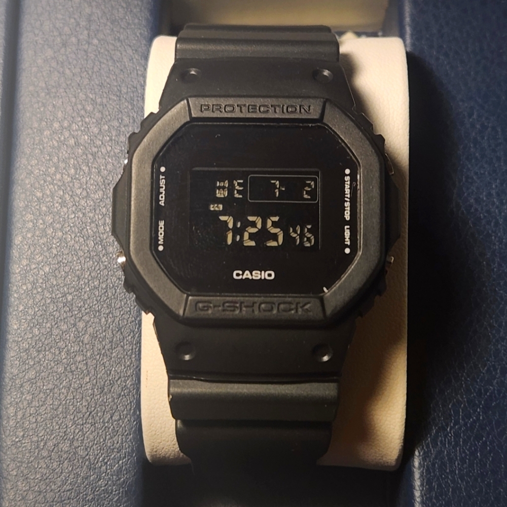 G-Shock DW-5600 Black – Rugged Watch – Works Perfect – Houston TX